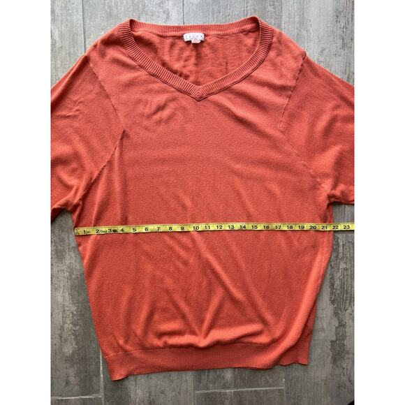 $168 LEITH Nordstrom Oversized Slouchy V-Neck Designer Sweater Boho M READ!!!! - Picture 10 of 12